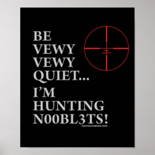 Póster Caza n00bl3ts