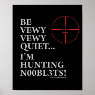 Póster Caza n00bl3ts