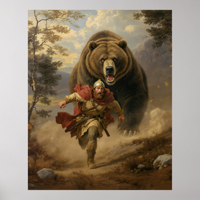 Póster Caza que salió mal (Frente)