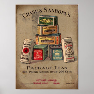 Póster Caza y el té de Sanborn
