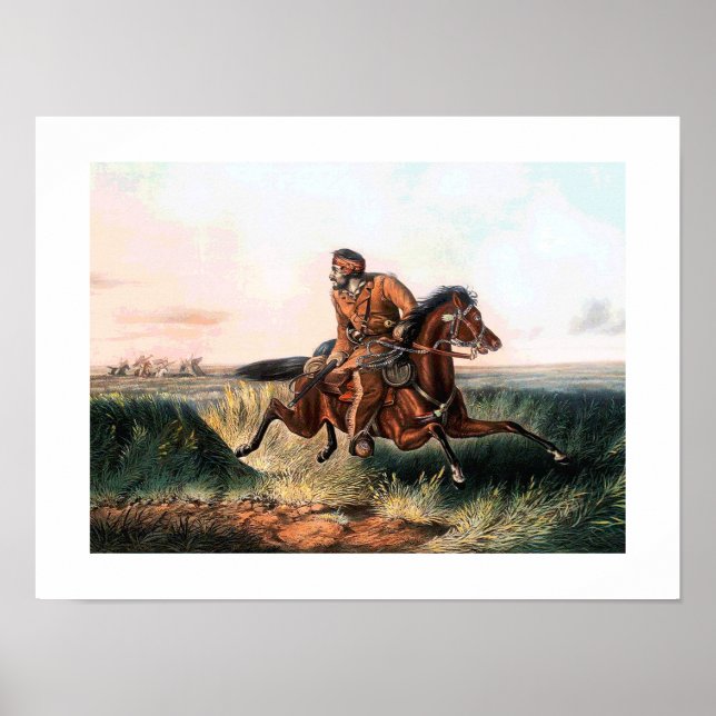 Póster cazador de pradera (Frente)