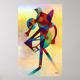 Póster Cazador de ranas