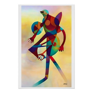 Póster Cazador de ranas