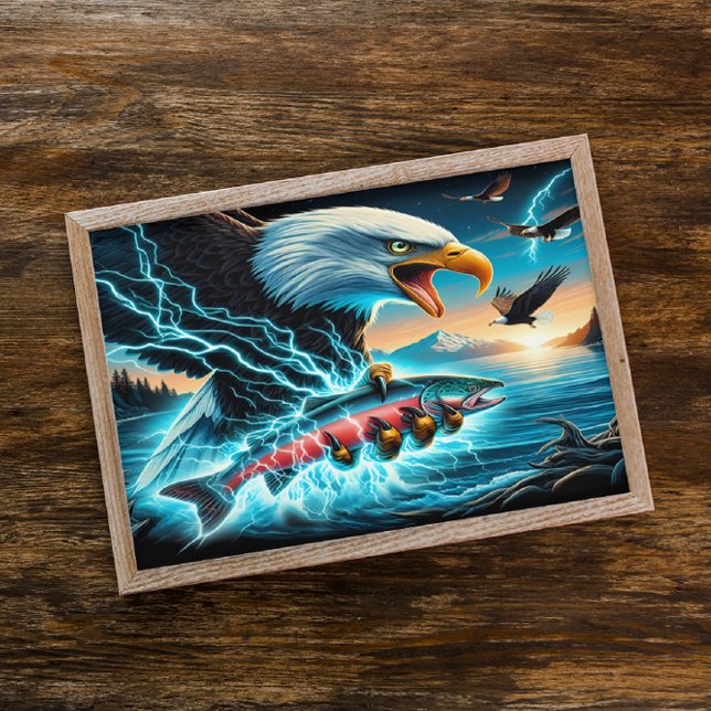 Póster Cazador Majestic: Águila y pescado (Subido por el creador)