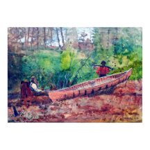 Cazadores descansando Winslow Homer 1874