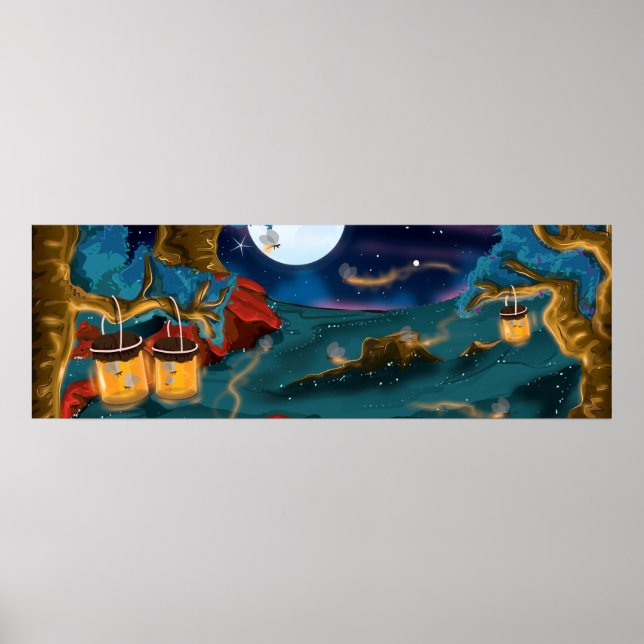 Póster Cazando Luciérnagas (Frente)