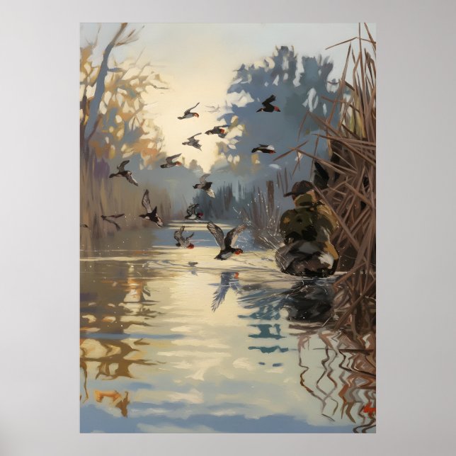 Póster Cazar caza en temporada de caza que he hablado (Frente)