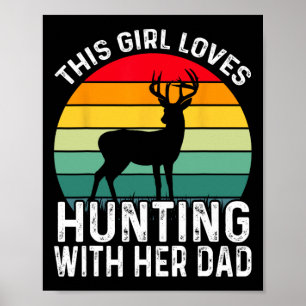 Póster Cazar Chica con el Día 1 de su padre