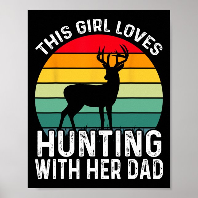 Póster Cazar Chica con el Día 1 de su padre (Frente)