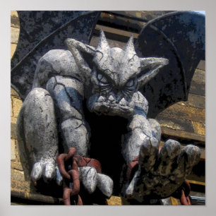 Póster CB del Gargoyle de la prisión
