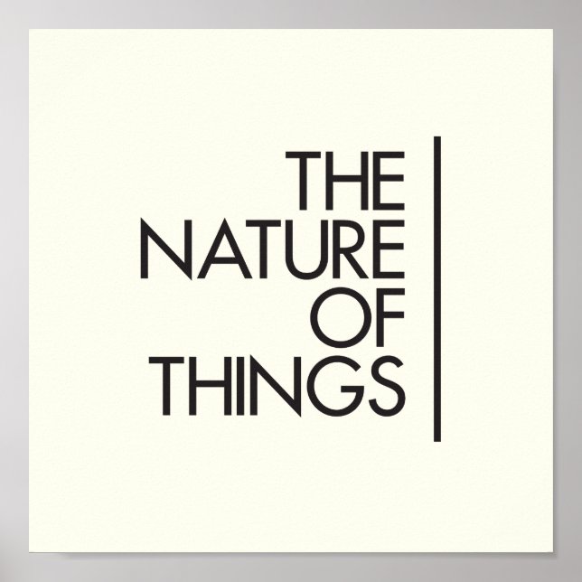 Póster CBC - Naturaleza de las cosas desde 1979 (Frente)