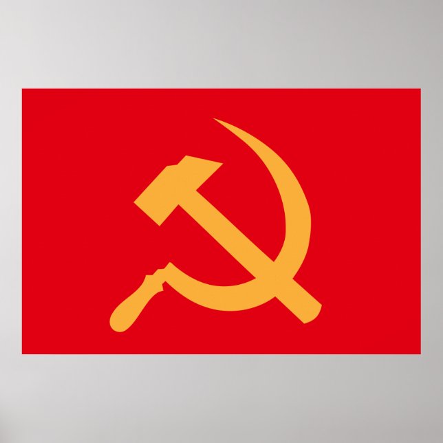 Póster cccp ussr hammer and sickle (Frente)