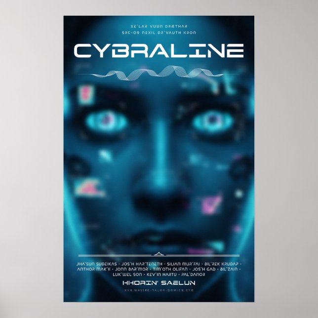 Póster CDcybraline (Frente)
