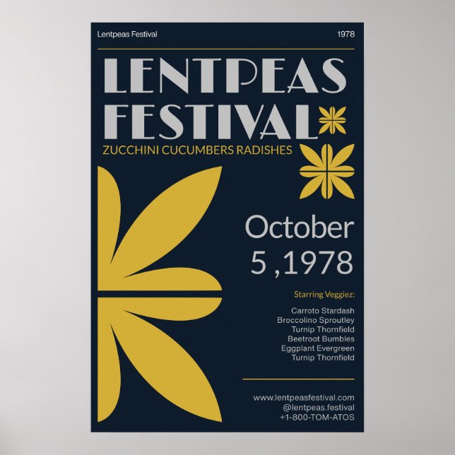Póster CDlentpeasfest (Frente)
