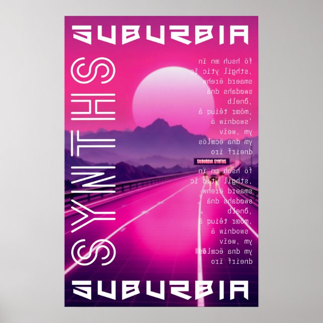 Póster CDsuburbia (Frente)