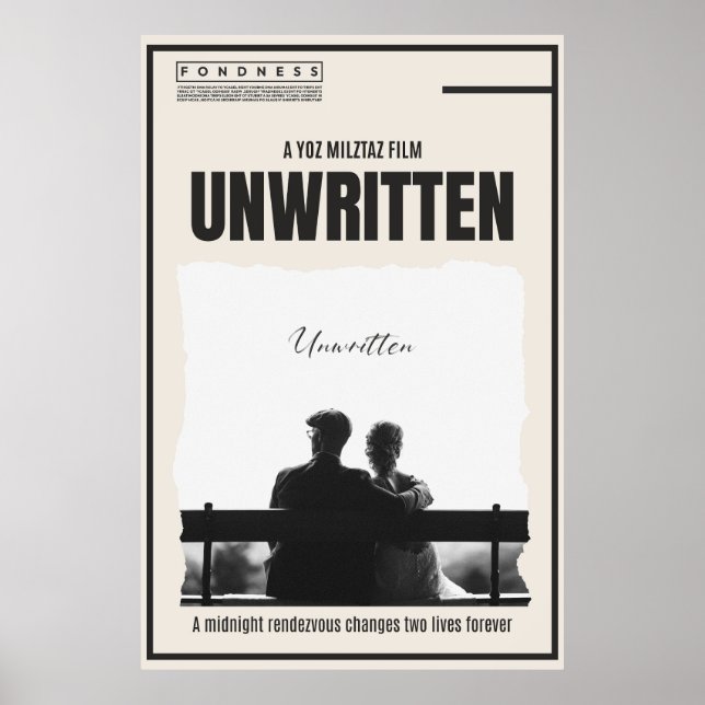 Póster CDunritten (Frente)