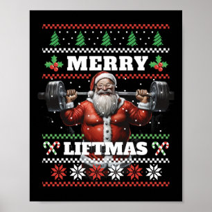 Póster Cebolla de parachoques Xmas Fitness Navidades feos