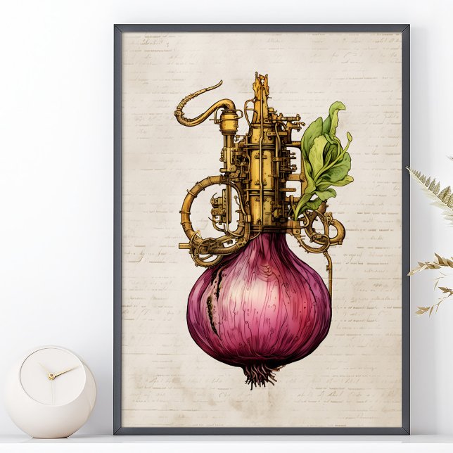 Póster Cebolla de vapor, cocina (Subido por el creador)