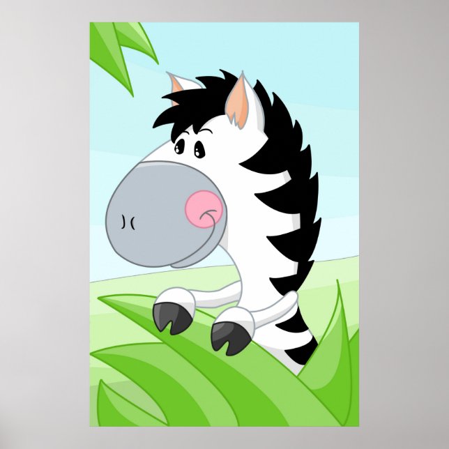 Póster Cebra de África (Frente)