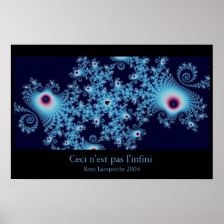 Póster Ceci n'est pas l'infini