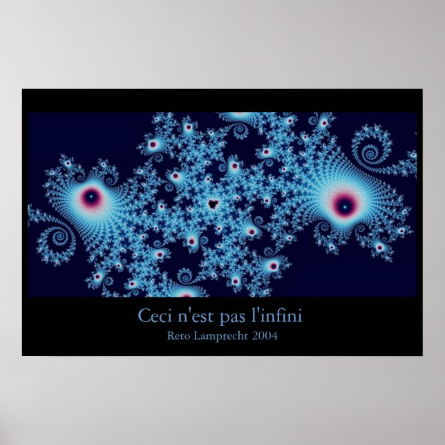 Póster Ceci n'est pas l'infini (Frente)