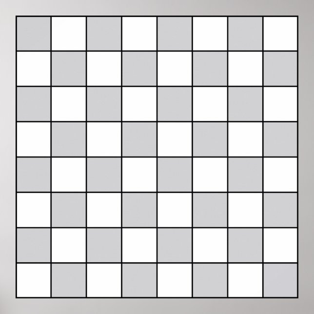 Póster Ceckerboard Planner (Frente)