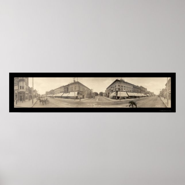 Póster Cedar Falls, IA Photo 1907 (Frente)