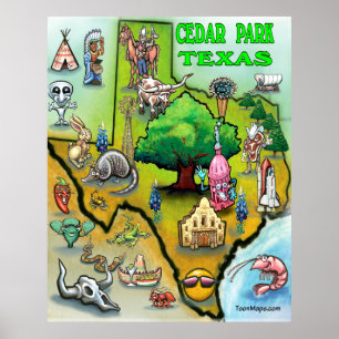 Póster Cedar Park Texas