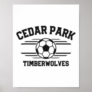 Póster Cedar Park Timberwolves Fútbol Ll 2025 
