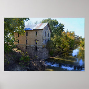 Póster Cedar Point Mill, Kansas