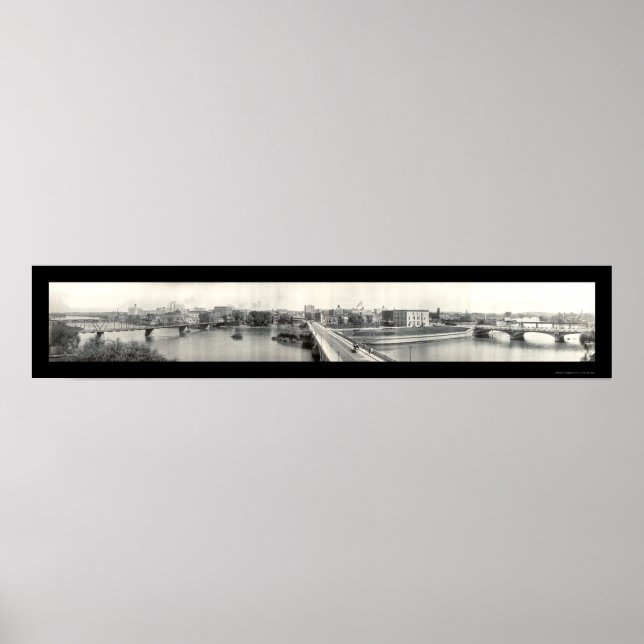 Póster Cedar Rapids, IA Photo 1914 (Frente)