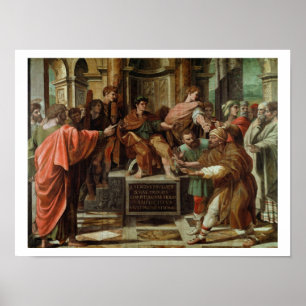 Póster Ceguera de Elymas (personalizado de Sistine Ch)