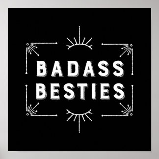 Póster Celebra a tus mejores amigos - Chica Gang Besties