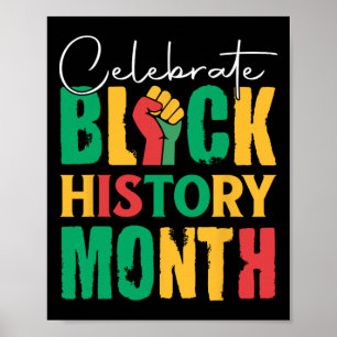 Póster Celebra el Mes de la Historia Afroamericana para h