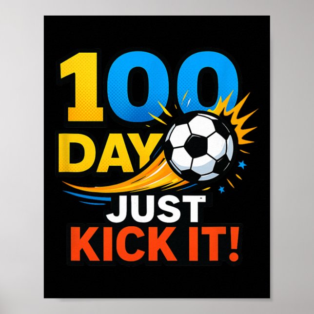 Póster Celebración de explosión de fútbol ¡Simplemente pa (Frente)