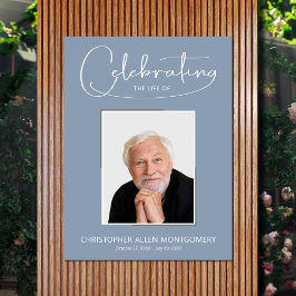 Póster Celebración de la foto conmemorativa del funeral d