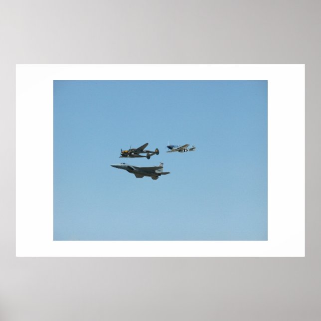 Póster Celebración de la Fuerza Aérea (Frente)