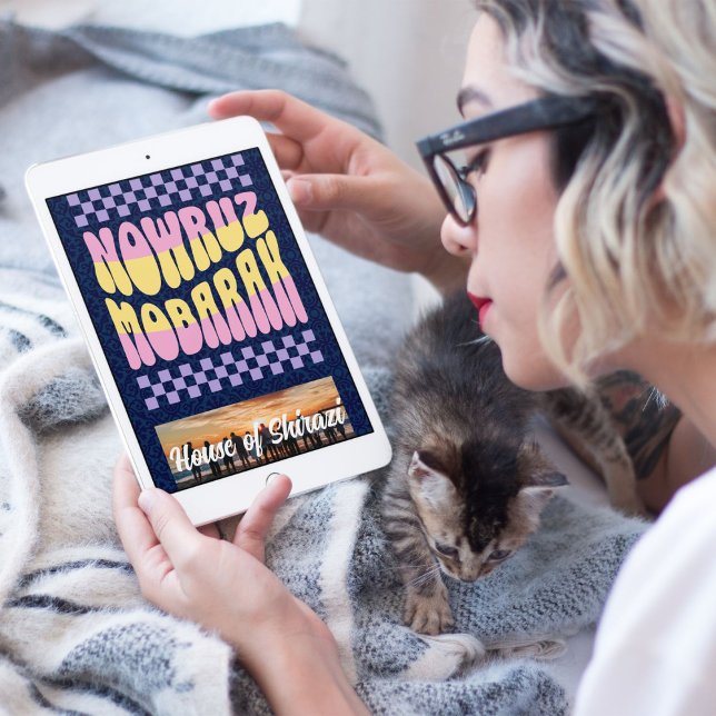 Póster Celebración de la Reunión de Año Nuevo persa perso (Custom Norooz Persian New Year Reunion Celebration)