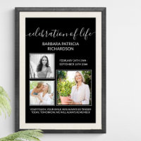 Celebración de la Vida 3 Foto y Verso Memorial