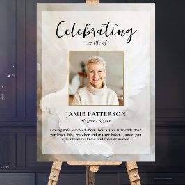 Póster Celebración de la vida de la paloma pacífica, foto