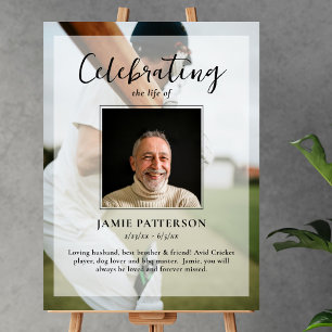 Póster Celebración de la vida del jugador de cricket Foto