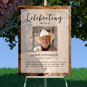 Póster Celebración de la vida del rodeo de vaquero, foto 