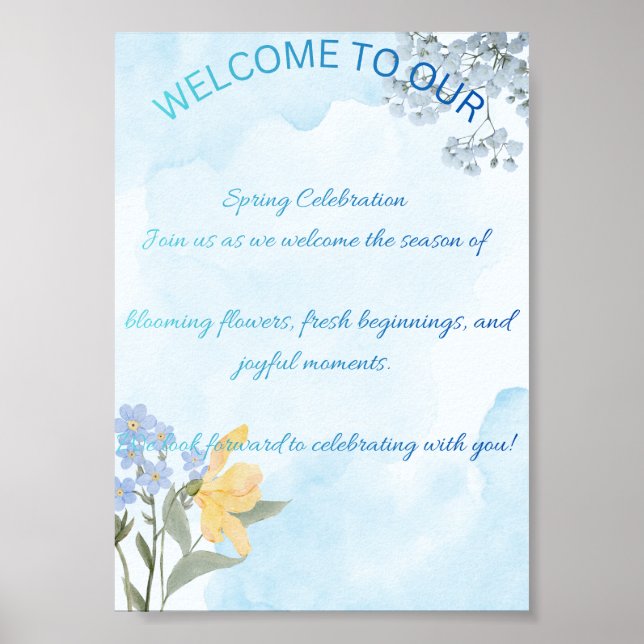Póster Celebración de Primavera (Frente)