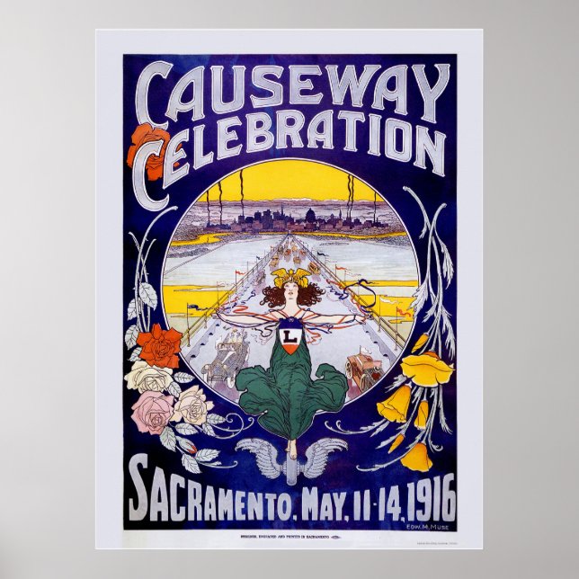Póster Celebración de Sacramento Causeway (Frente)