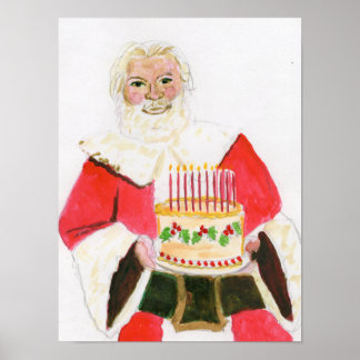 Póster Celebración de Santa