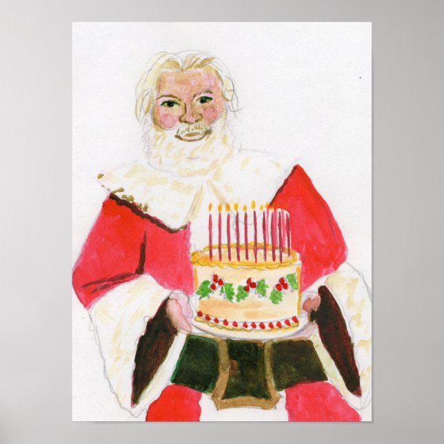 Póster Celebración de Santa (Frente)