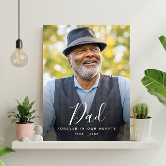 Póster Celebración de vida personalizada moderna funeral