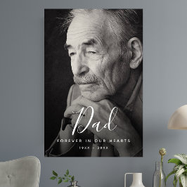 Póster Celebración de vida personalizada moderna Funeral