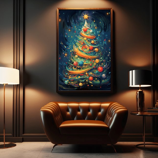 Póster "Celebración de Whimsy: Arbol de Navidad caprichos (Subido por el creador)