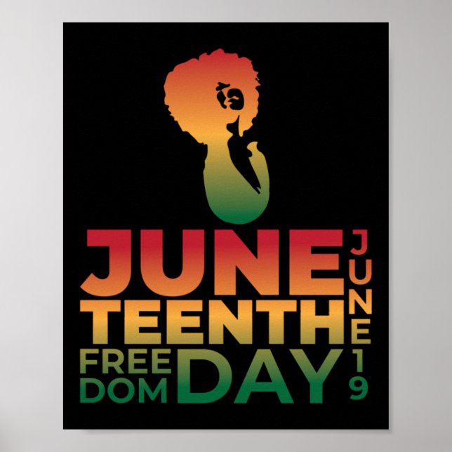 Póster Celebración del 11 de junio - Día de la Libertad d (Frente)
